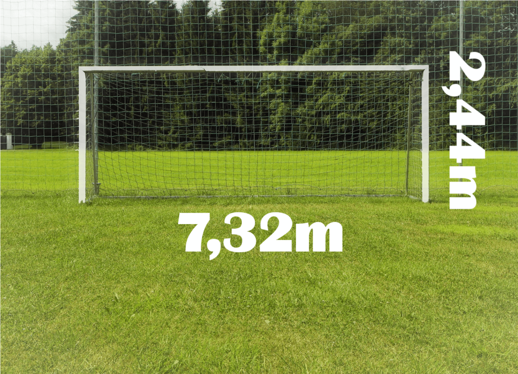 Fußballtor Maße